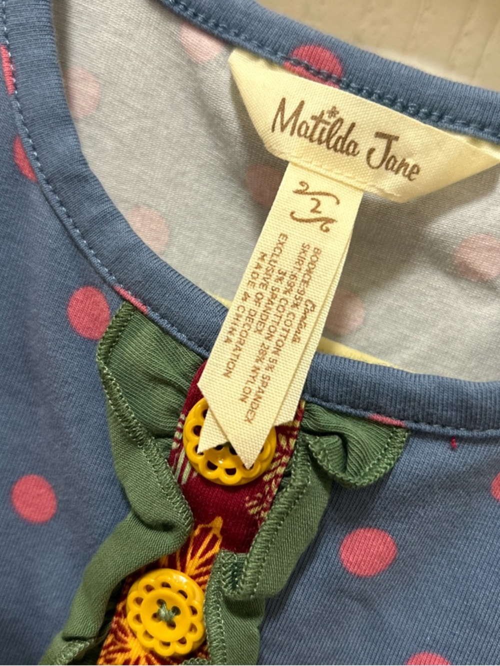 Matilda Jane Choose Your Own Path Harvest Time Dress Size 2 - Picture 3 of 6